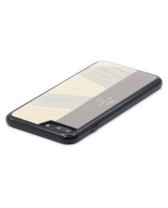 Echt Holz Echt Leder Schutz Case Hülle Beige für das iPhone 8 und iPhone 7 Plus