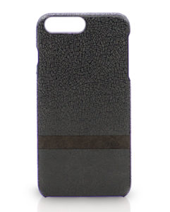 iPhone 8 7 Leder Schutzhülle Schwarz