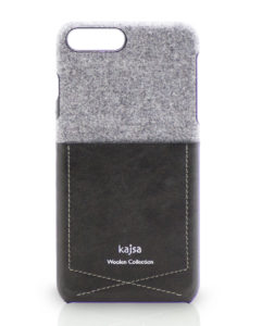 iPhone 8 Hülle Wolle Design Schwarz
