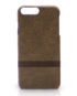 Braune iPhone 8 Schutzhülle Case Leder mit schönen Muster